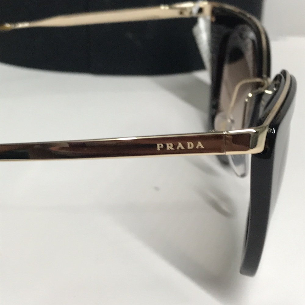 New Authentic Prada PR53S 2AU-3D0 – Havana Brown Gradient Cat-Eye Sunglasses - Picture 7 of 14